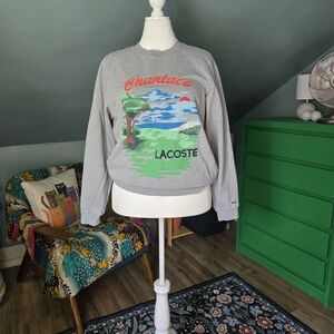 Lacoste Heather Gray Sweatshirt